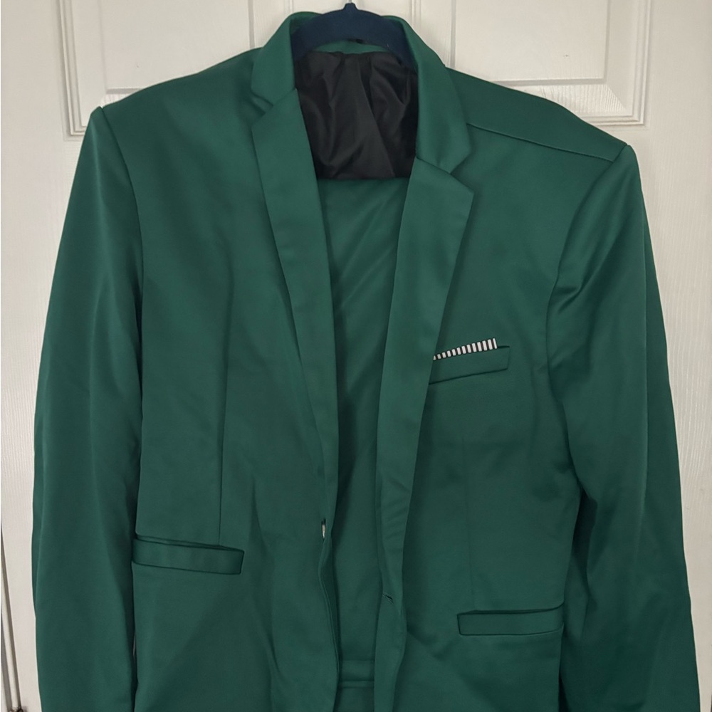 Elegant Men's Green Suit Jacket